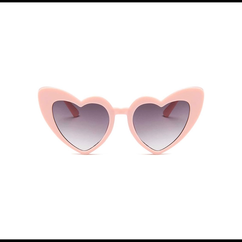 Pink Heart Sunglasses